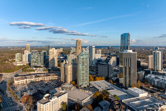 3338 Peachtree Rd NE, Atlanta, GA - aerial  map view