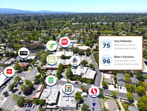 711-719 Colorado Ave, Palo Alto, CA - aerial  map view