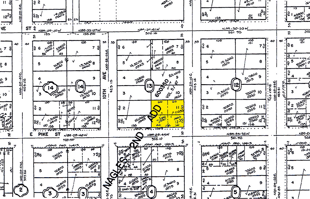 1016 E Pike St, Seattle, WA for lease Plat Map- Image 1 of 7