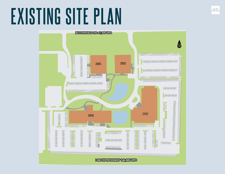 Butterfield Rd & Meyers Rd, Oak Brook, IL for lease - Building Photo - Image 3 of 7