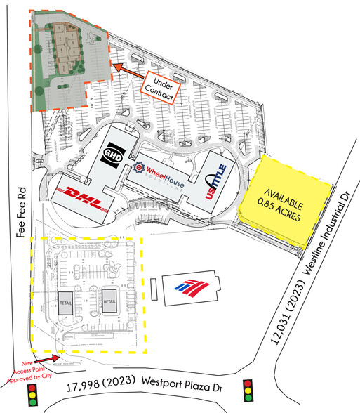 11969 Westline Industrial Dr, Saint Louis, MO for lease - Site Plan - Image 2 of 2