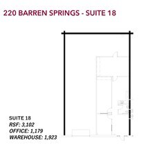 221 Barren Springs Dr, Houston, TX for lease Floor Plan- Image 1 of 1