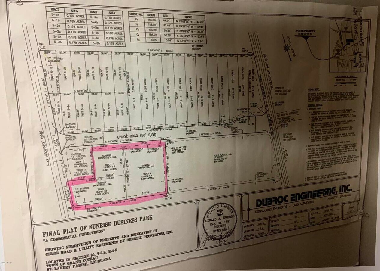 N Frontage Rd, Grand Coteau, LA 70541