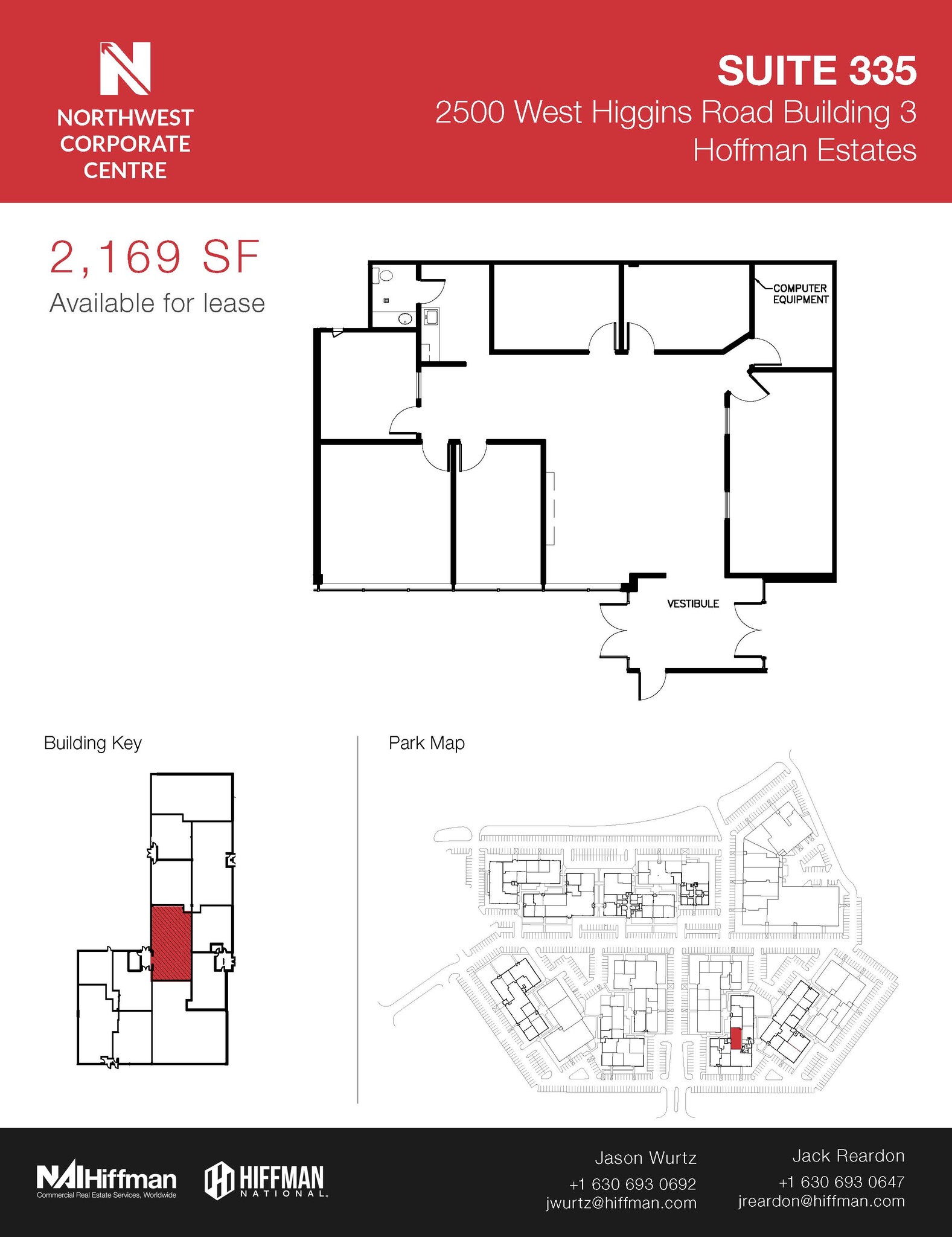 2500 W Higgins Rd, Hoffman Estates, IL for lease Floor Plan- Image 1 of 1