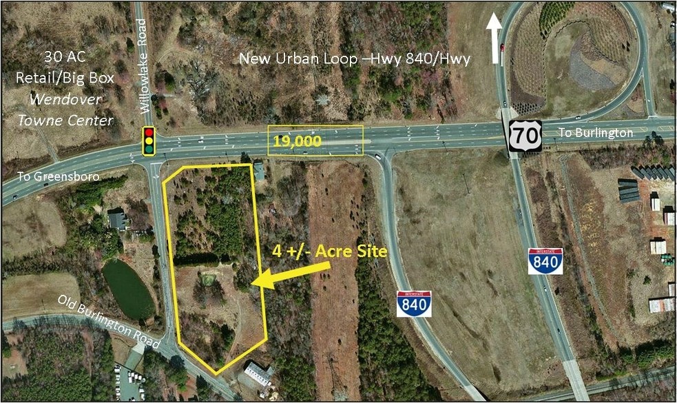 4501 Old Burlington Rd, Greensboro, NC for sale - Building Photo - Image 1 of 1