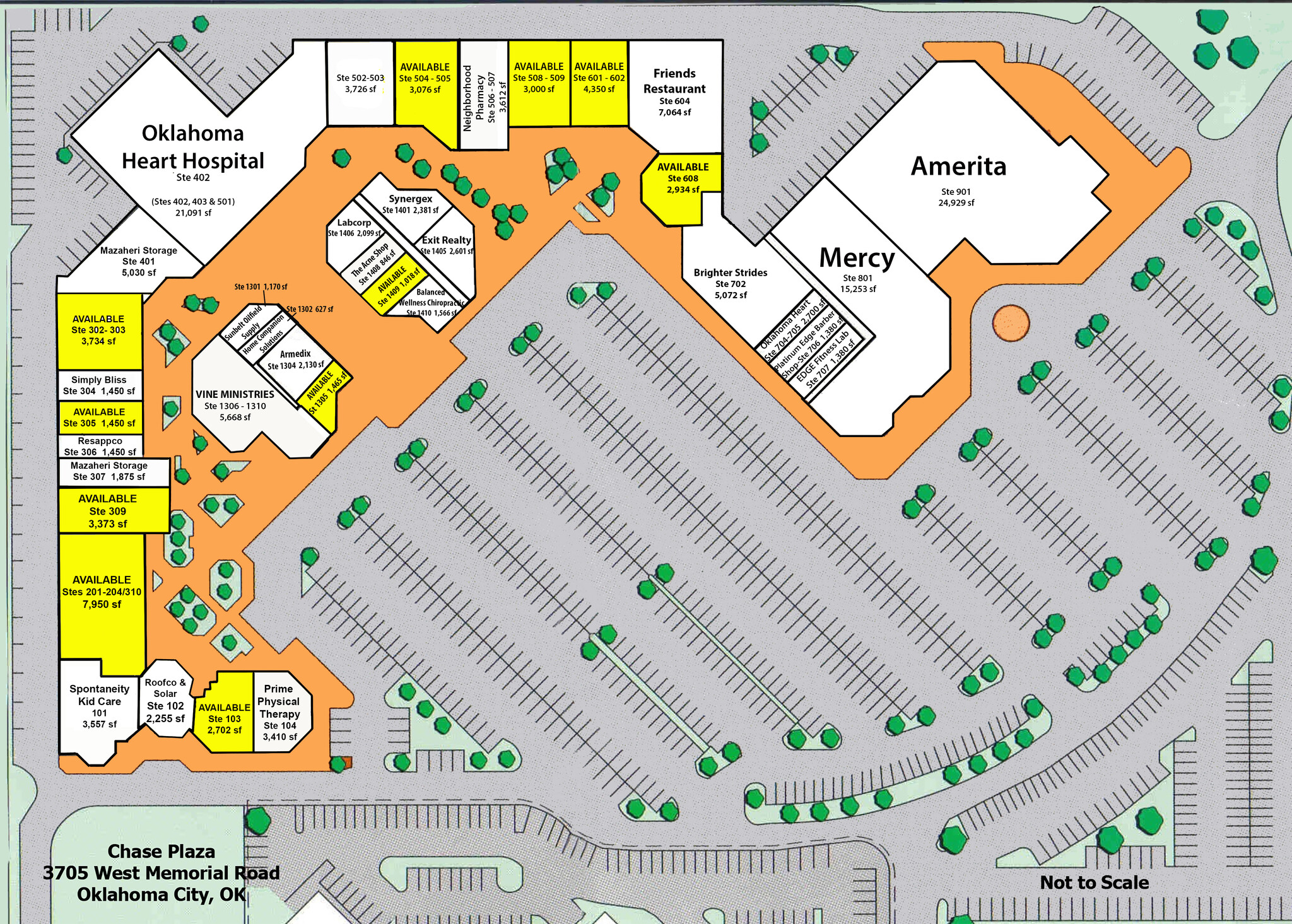 3705 W Memorial Rd, Oklahoma City, OK for lease Site Plan- Image 1 of 1