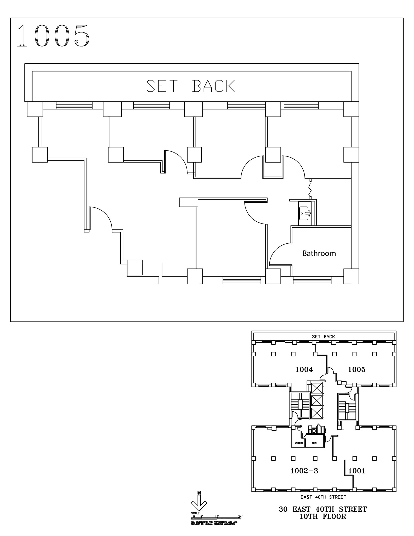 30 E 40th St, New York, NY for lease Floor Plan- Image 1 of 1