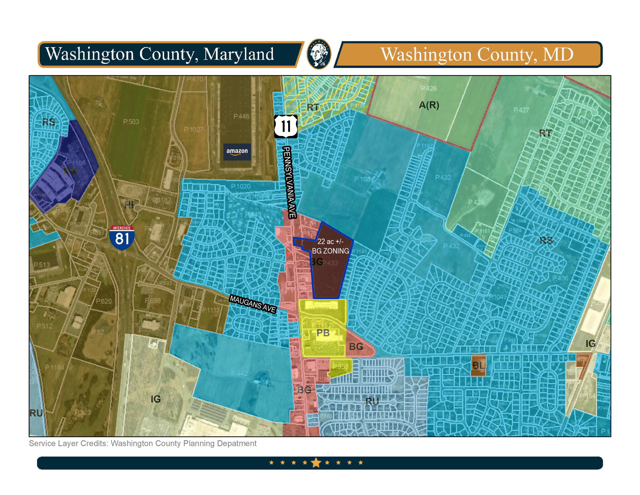 13713 Pennsyvania, Hagerstown, MD for sale Site Plan- Image 1 of 3