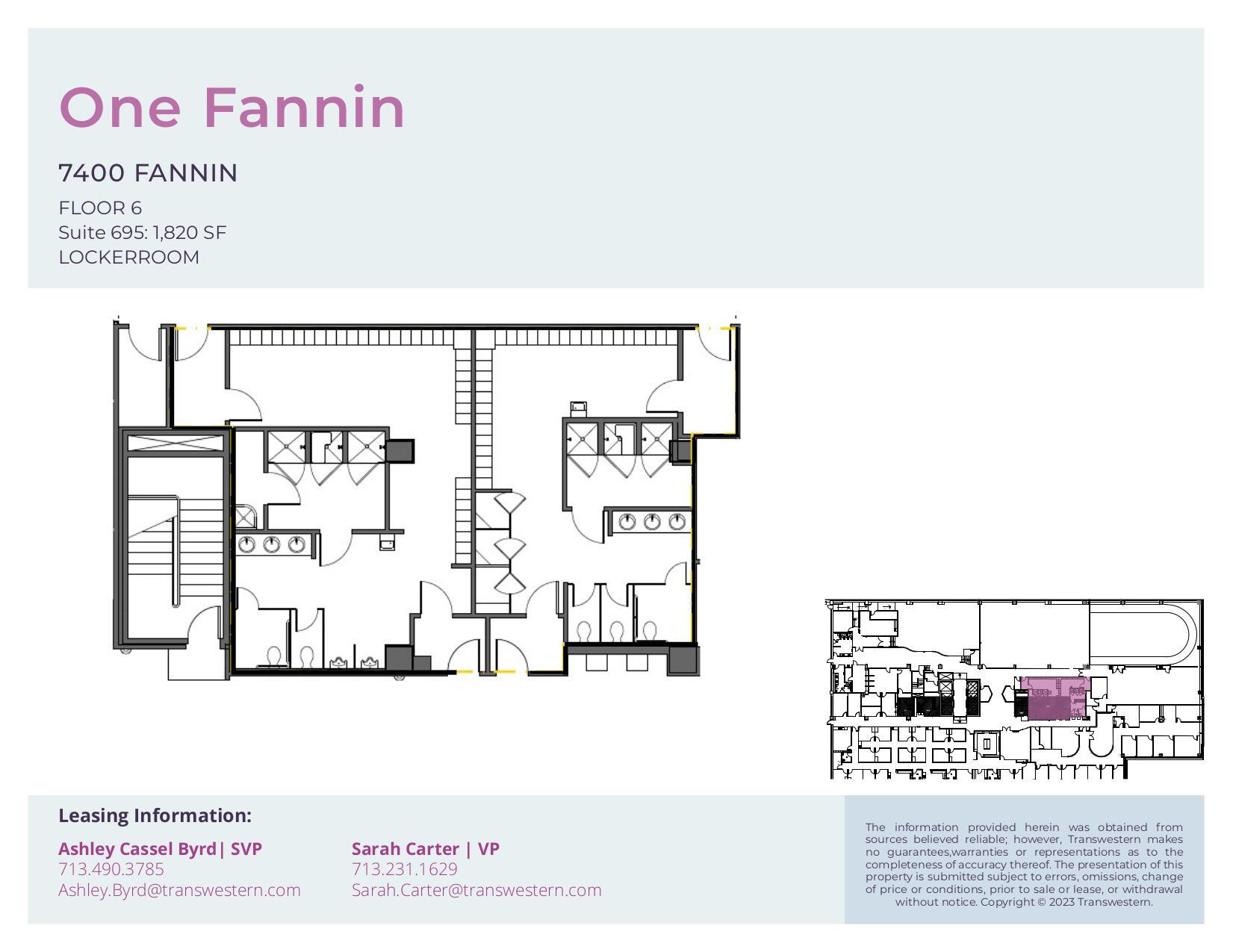 7400 Fannin St, Houston, TX for lease Floor Plan- Image 1 of 1