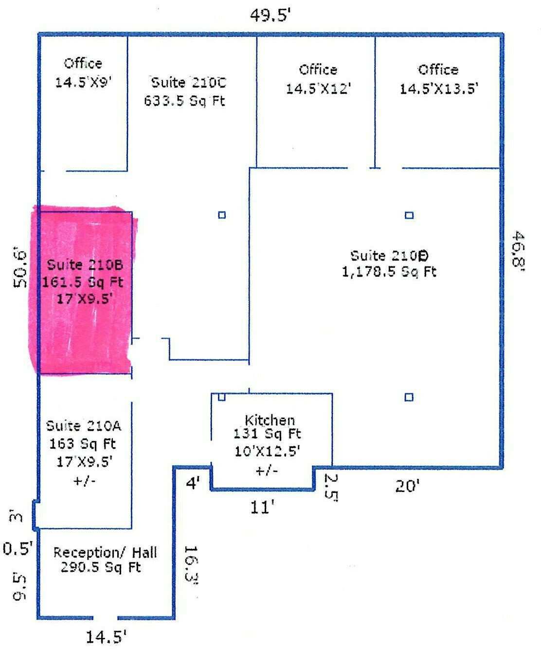 9725 SW Beaverton Hillsdale Hwy, Beaverton, OR for lease Floor Plan- Image 1 of 1