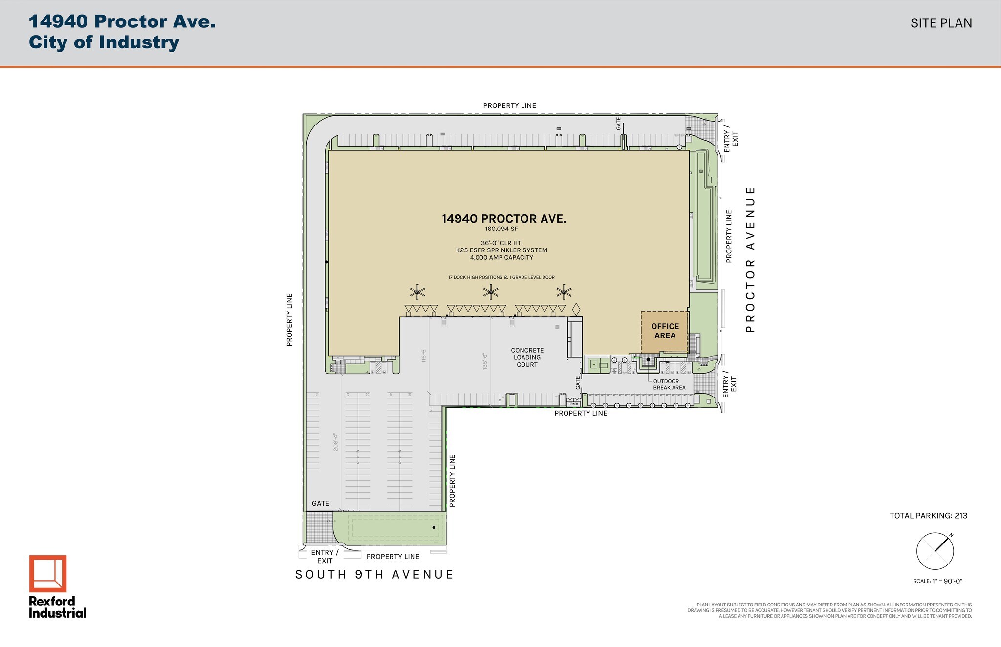 14940 Proctor Ave, City Of Industry, CA for lease Site Plan- Image 1 of 1