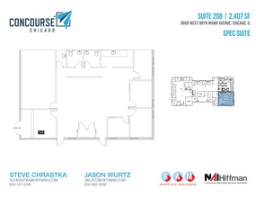 8601 W Bryn Mawr Ave, Chicago, IL for lease Floor Plan- Image 1 of 1