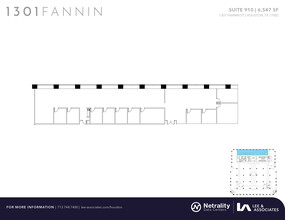 1301 Fannin St, Houston, TX for lease Floor Plan- Image 1 of 2