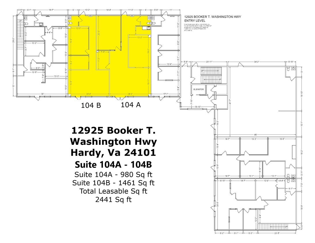 12925 Booker T Washington Hwy, Hardy, VA for lease Building Photo- Image 1 of 1