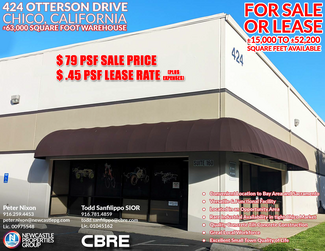 More details for 424 Otterson Dr, Chico, CA - Industrial for Lease