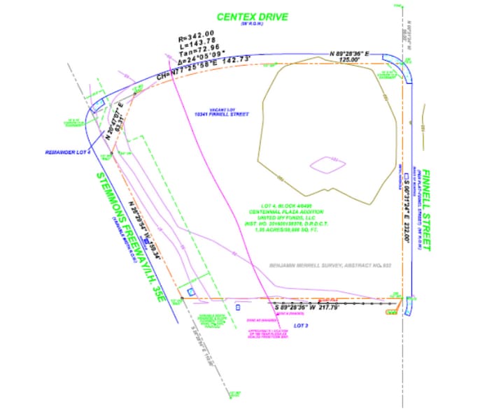 10341 N Stemmons Freeway, Dallas, TX for sale - Site Plan - Image 3 of 3