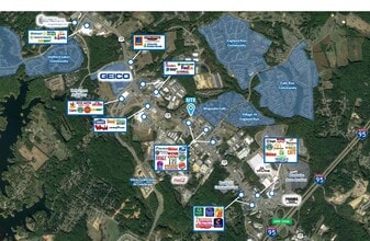 159 Lichfield Blvd, Fredericksburg, VA - AERIAL map view - Image1