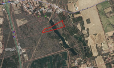 Wagon Train Rd, Rocky Point, NC - AERIAL  map view