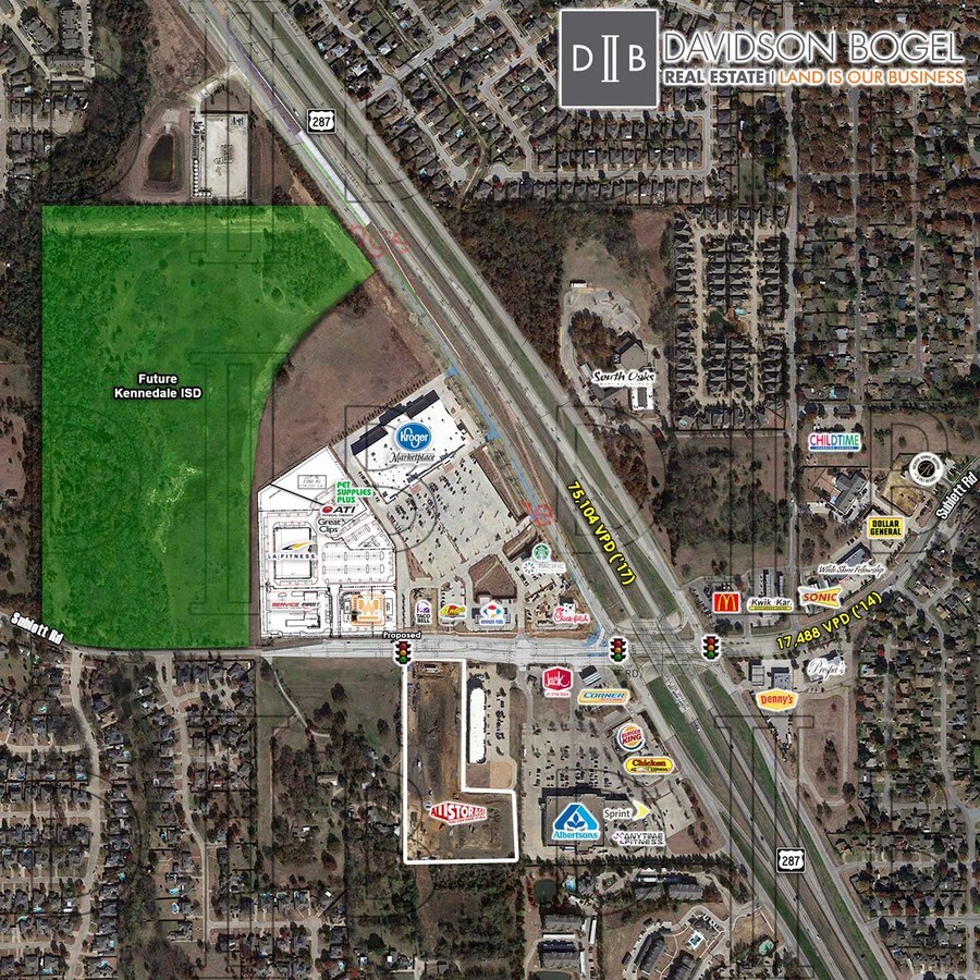 NWC Sublett Rd & Hwy 287, Arlington, TX 76017