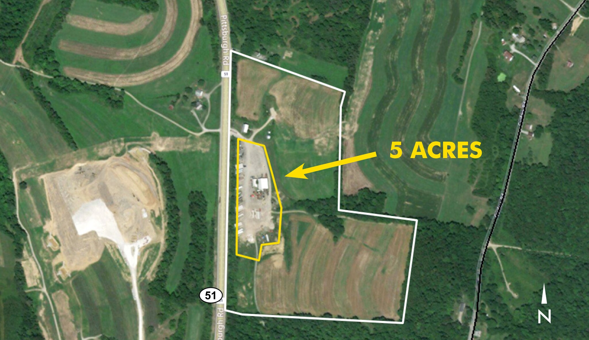 2664 Pittsburgh Rd, Perryopolis, PA for sale Aerial- Image 1 of 1