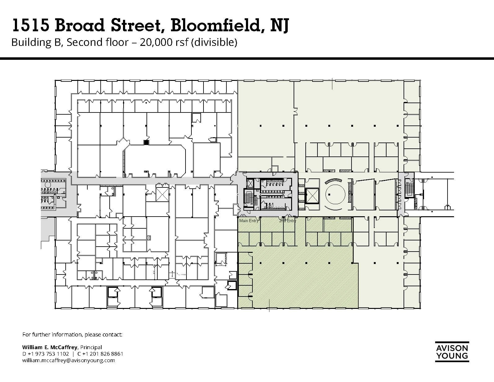 1515 Broad St, Bloomfield, NJ for lease Floor Plan- Image 1 of 1