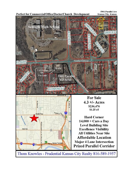 Parallel Pky Land portfolio of 2 properties for sale on LoopNet.com - Primary Photo - Image 1 of 2