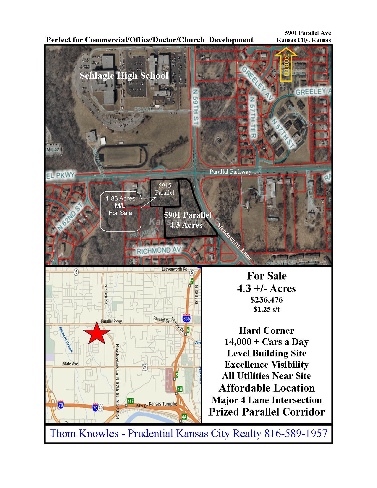 Parallel Pky Land portfolio of 2 properties for sale on LoopNet.com Primary Photo- Image 1 of 3