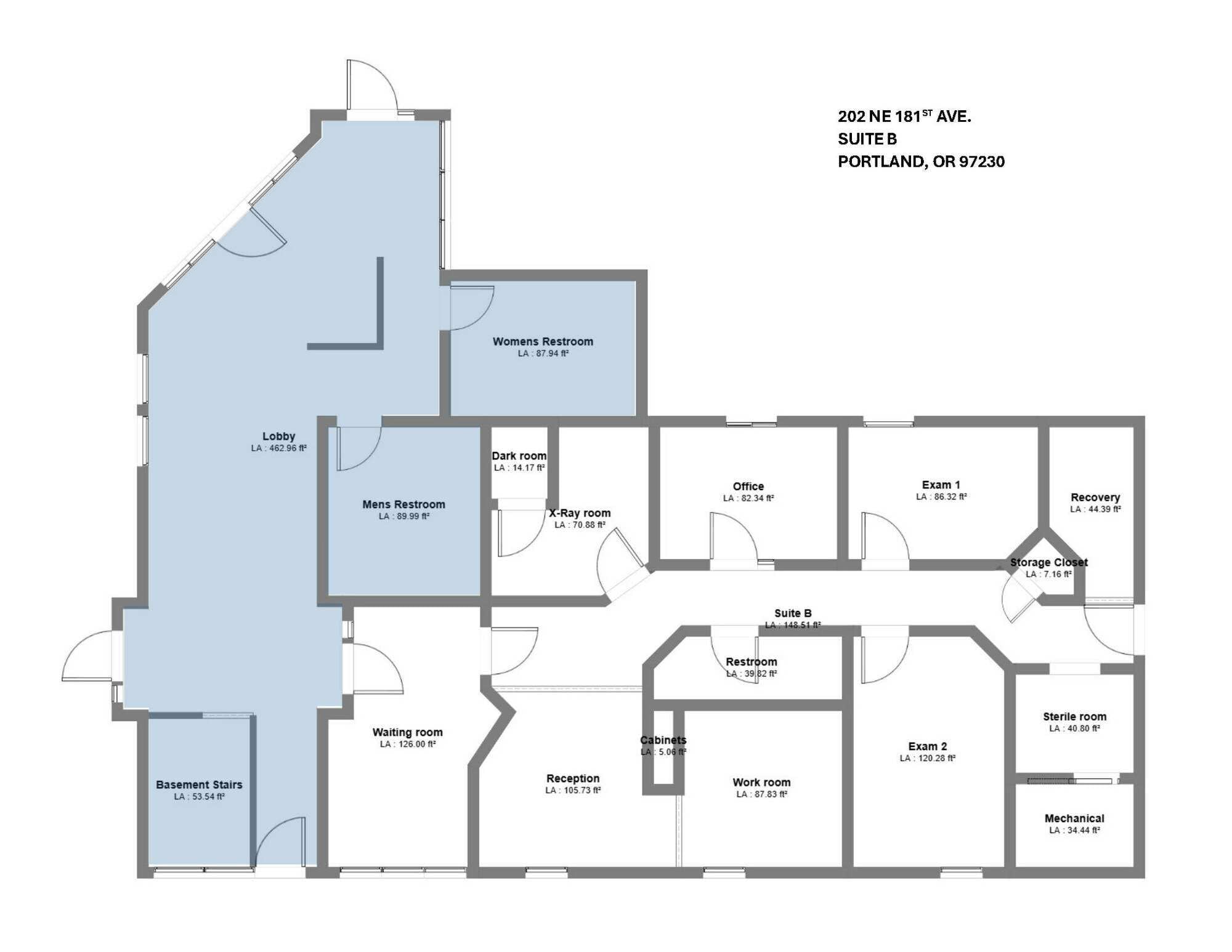 202 NE 181st Ave, Portland, OR for lease Floor Plan- Image 1 of 1