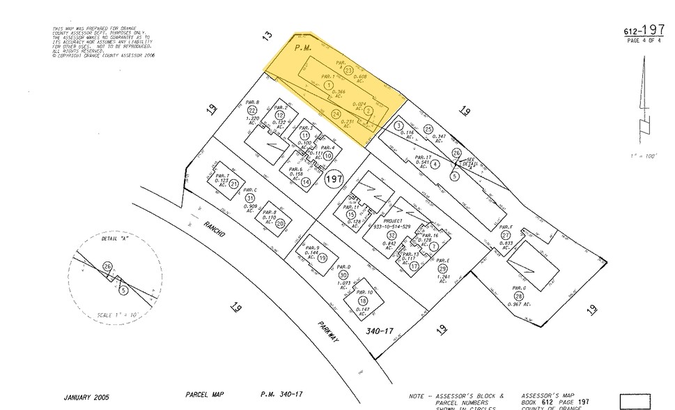 26429 Rancho Pky, Lake Forest, CA for lease - Plat Map - Image 2 of 5