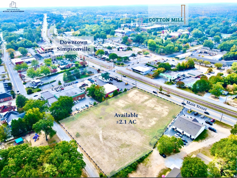 208 NE Main St, Simpsonville, SC 29681 Land for Sale