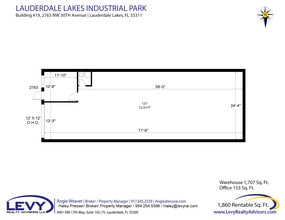 2696 NW 31st Ave, Lauderdale Lakes, FL for lease Floor Plan- Image 2 of 2