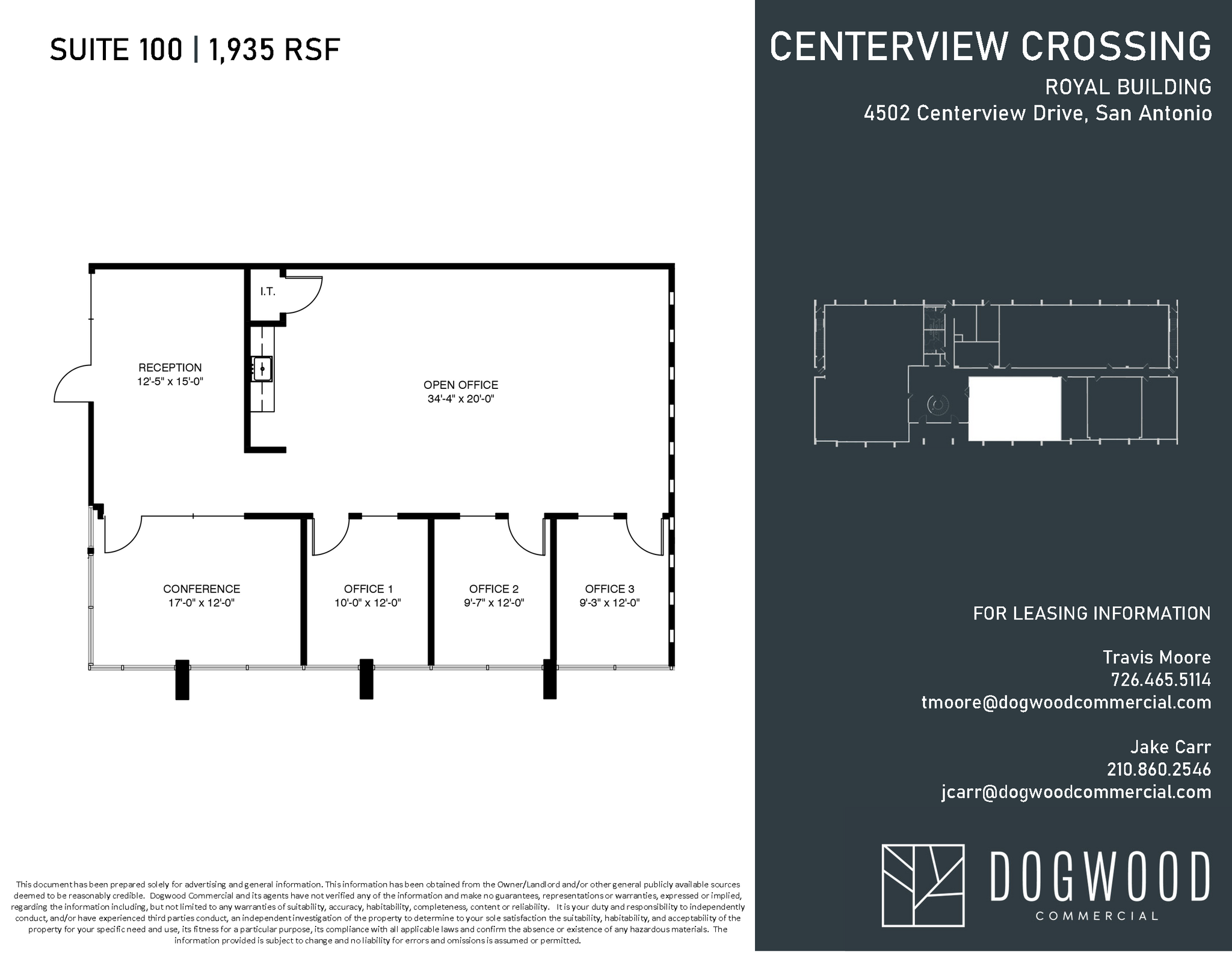 4538 Centerview Dr, San Antonio, TX for lease Floor Plan- Image 1 of 1