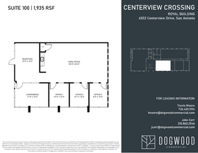 4538 Centerview Dr, San Antonio, TX for lease Floor Plan- Image 1 of 1