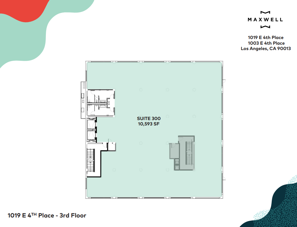 1019 E 4th Pl, Los Angeles, CA for lease Floor Plan- Image 1 of 1