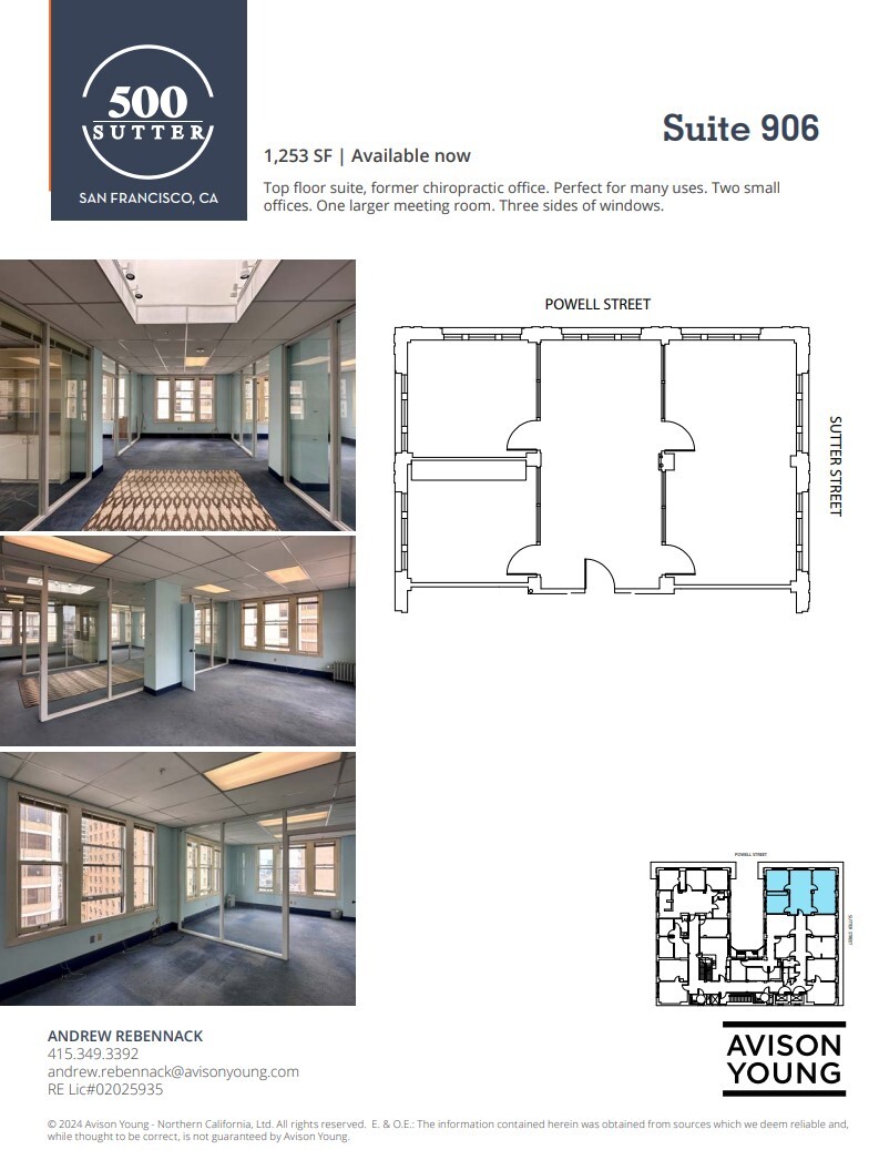 500 Sutter St, San Francisco, CA for lease Floor Plan- Image 1 of 1