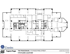 1170 Peachtree St, Atlanta, GA for lease Floor Plan- Image 1 of 1