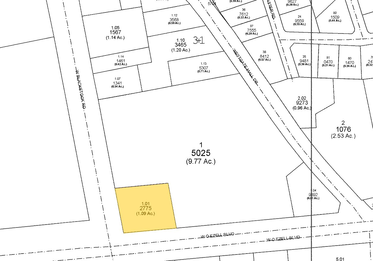 1510 Wo Ezell Blvd, Spartanburg, SC for sale Plat Map- Image 1 of 1