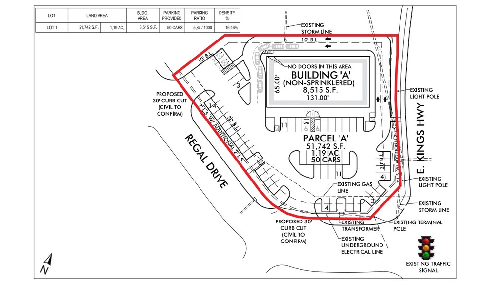 SWC E Kings Hwy & Regal Dr, Shreveport, LA for lease - Site Plan - Image 3 of 3