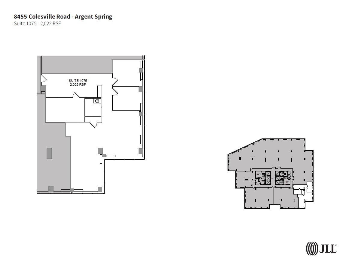 8455 Colesville Rd, Silver Spring, MD for lease Floor Plan- Image 1 of 1