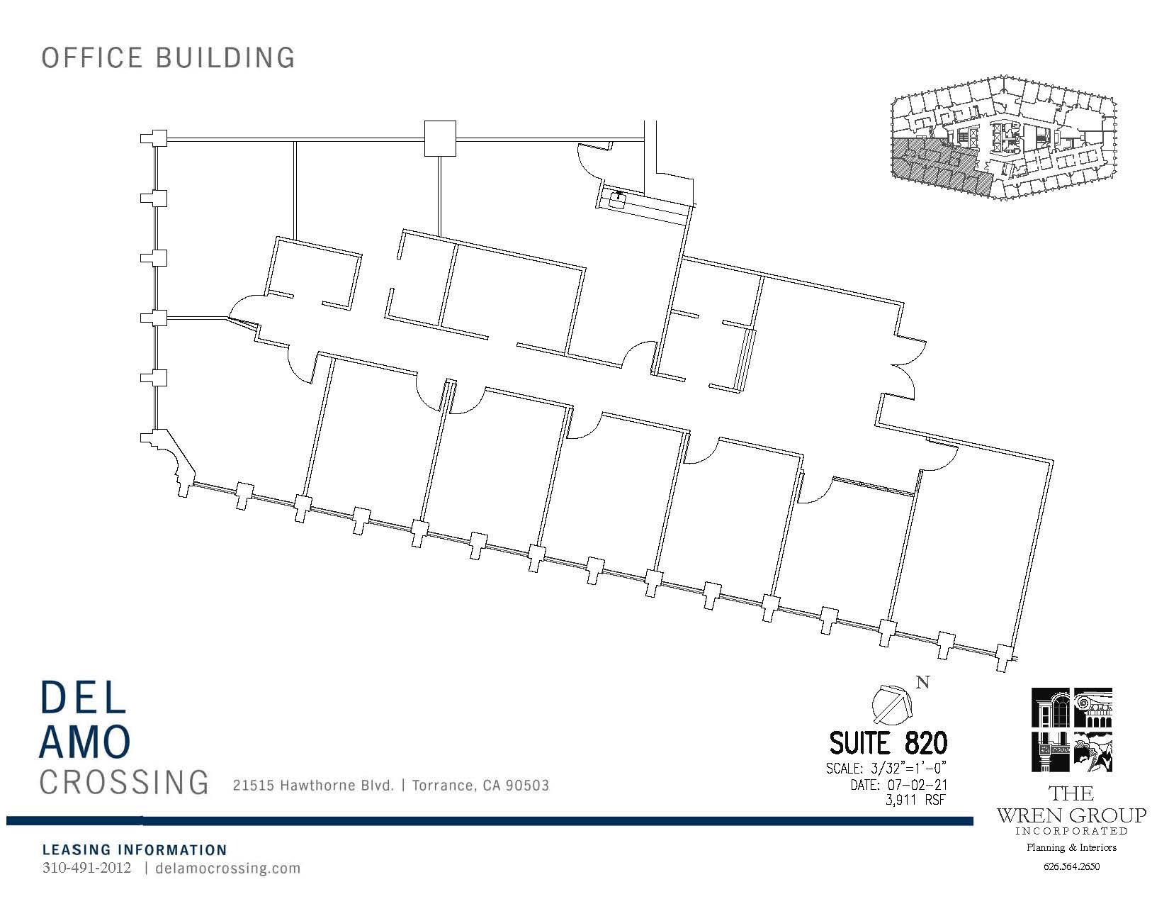 21515 Hawthorne Blvd, Torrance, CA for lease Floor Plan- Image 1 of 2