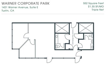 1421 Warner Ave, Tustin, CA for lease Floor Plan- Image 1 of 1