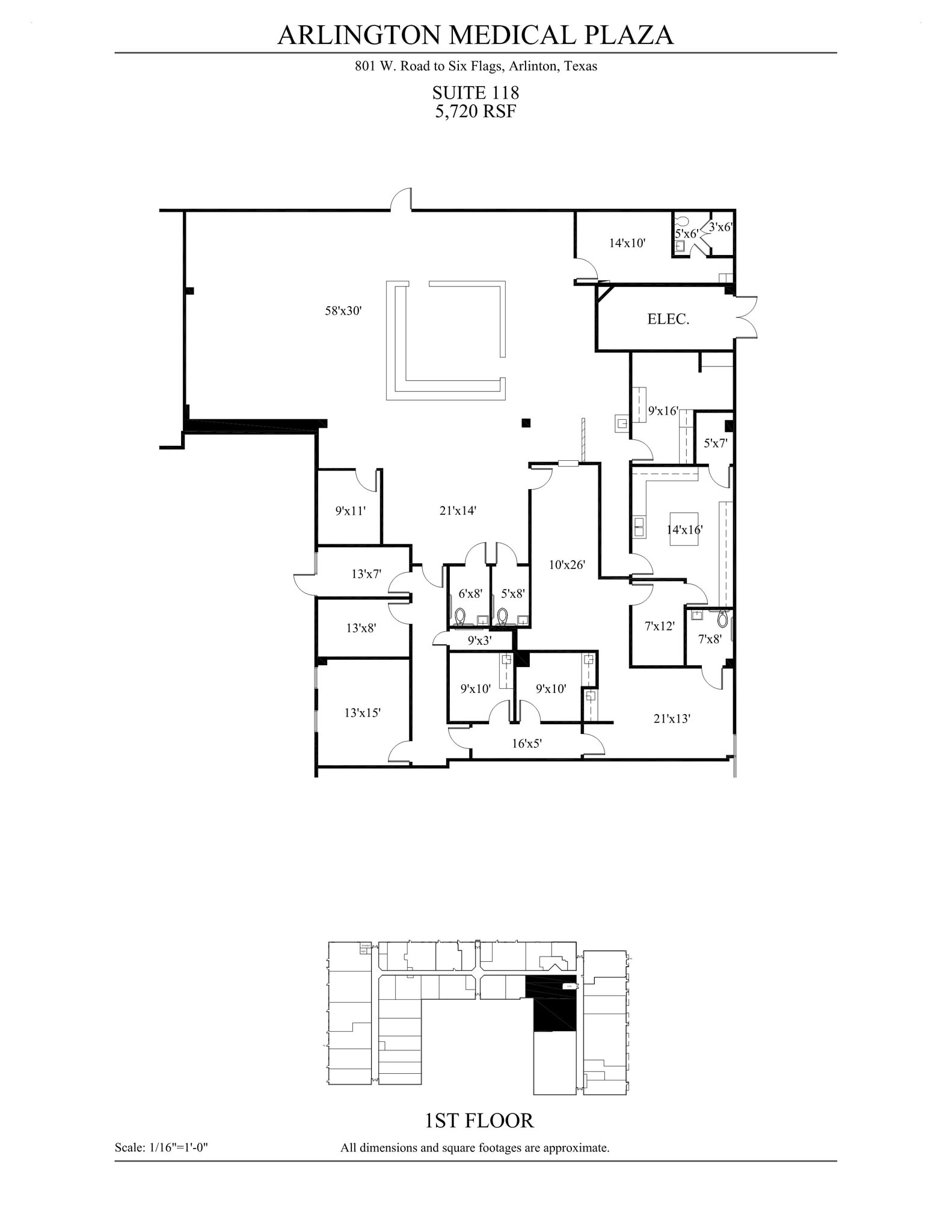 801 W Road To Six Flags, Arlington, TX for lease Floor Plan- Image 1 of 1