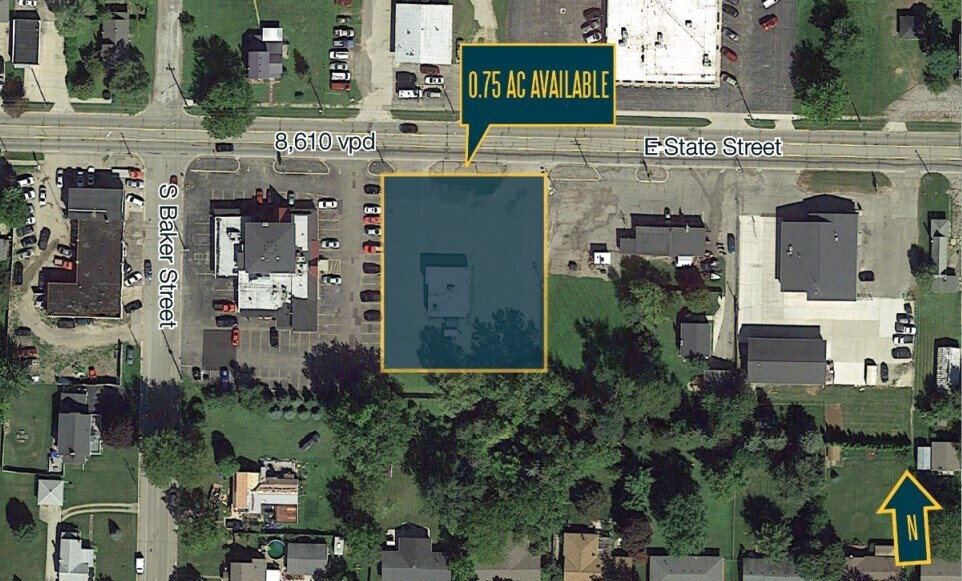 910 E State St, Saint Johns, MI for sale Aerial- Image 1 of 1