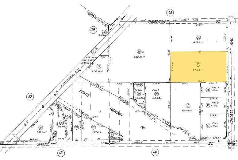 1825 Chicago Ave, Riverside, CA for lease - Plat Map - Image 3 of 7