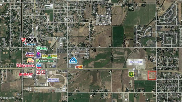 Highway 16 & Sub Station Rd, Emmett, ID for sale - Aerial - Image 1 of 1