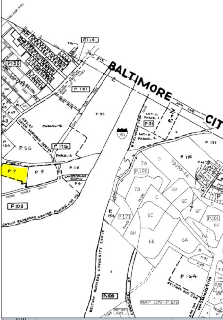 1601-1613 Knecht Ave, Arbutus, MD for lease Plat Map- Image 1 of 1