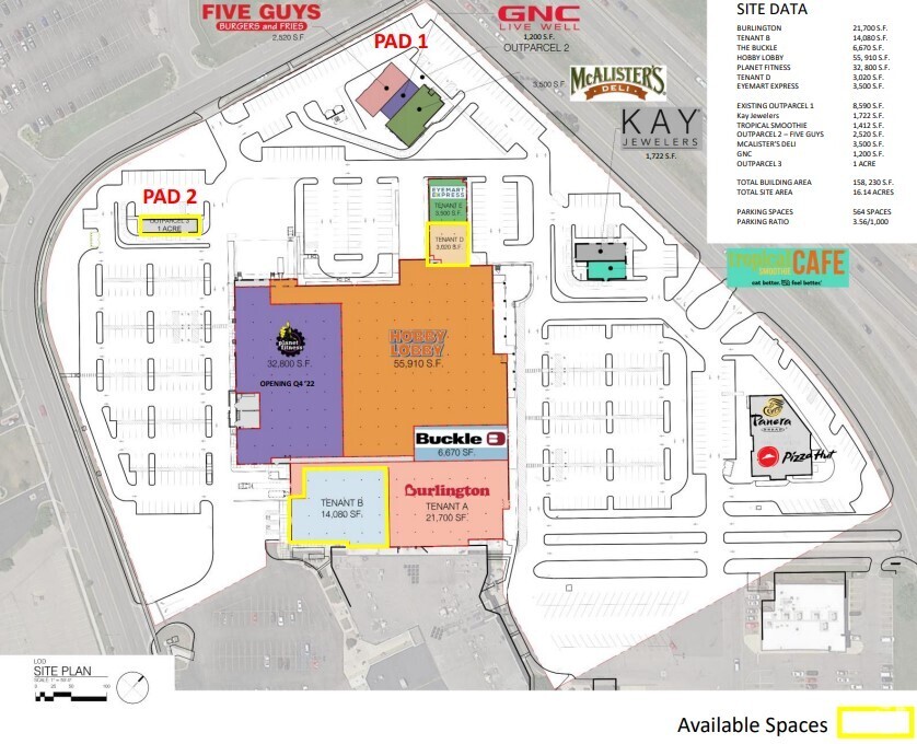 1250 Boardman Rd, Jackson, MI for lease Site Plan- Image 1 of 1