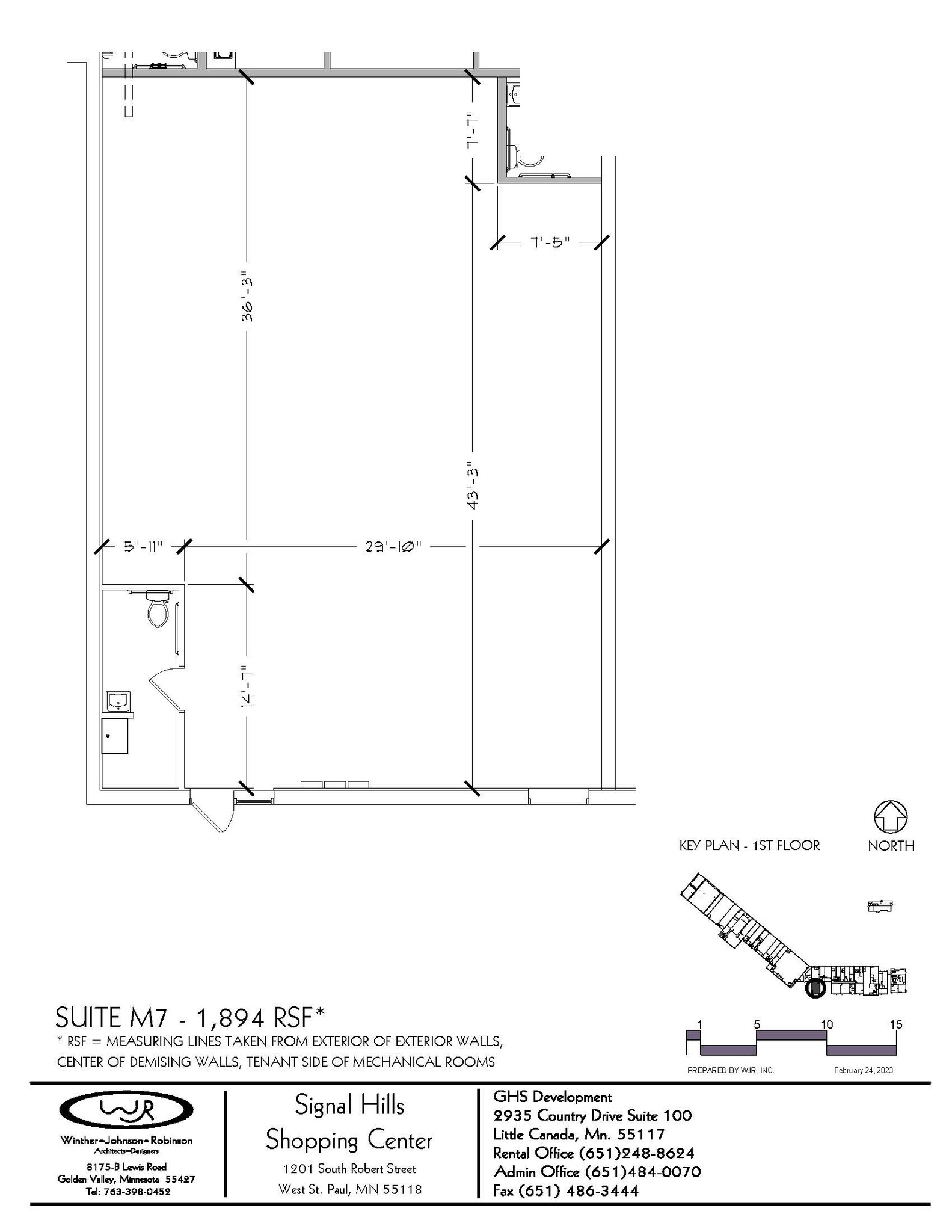 1201 Robert St S, West Saint Paul, MN for lease Floor Plan- Image 1 of 2