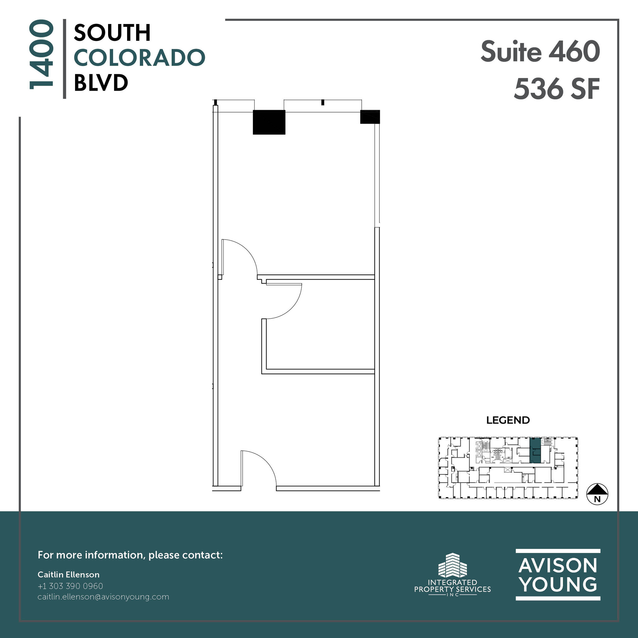 1400 S Colorado Blvd, Denver, CO for lease Floor Plan- Image 1 of 6