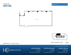 1999 Bryan St, Dallas, TX for lease Floor Plan- Image 1 of 1